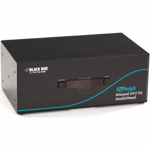 Black KV2304A Servswitch Wizard Dual-link Dvi Tri-head