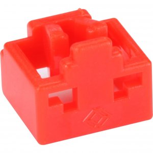 Black PL-AB-RD Port Lock Red