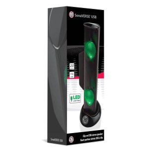 Generic GGSVUSB200GNWS Led Speaker Clip-on Sound Bar (green)