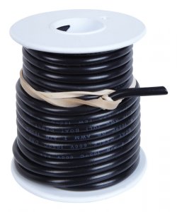 Ancor 182003 Black 16 Awg Tinned Copper Wire - 25'