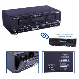 Pyle PT649D (r)  Dual Cassette Deck