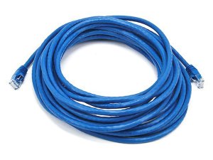 Monoprice 140 Cat5e   Patch Cable_ 25ft Blue