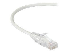 Black C6PC28-WH-02 Slim-net Cat6 250-mhz 28-awg Stranded Ethernet Patc