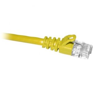 Enet C6-YL-1-ENT Cat6 1ft Booted Snagless Cable Yellow Ta