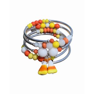 Wild B00800 Seasonal- Candy Corn Wrap Bracelet