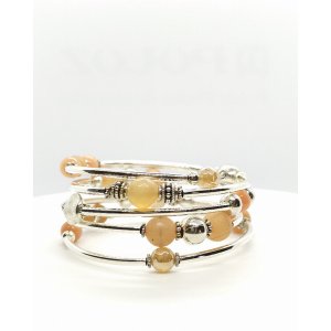 Wild B00307 Wrap Bracelets -monica In Peach And Salmon