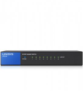 Linksys LI-LGS108 8 Port Desktop Gigabit Switch - 8 Ports - 101001000b