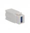 Cablesys ICC-IC107UAAWH Module  Usb3.0  Type A  Female To Female  Whit