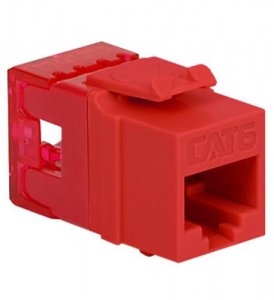 Cablesys ICC-IC1078F6RD Module  Cat 6  High Density  Red