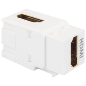 Cablesys ICC-IC107AHMWH 90  Degree Hdmi  Female-to-female Keystone Cou