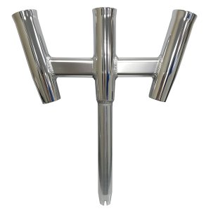 Tigress CW71811 Gs Trident Rod Holder - Straight Butt - Polished Alumu