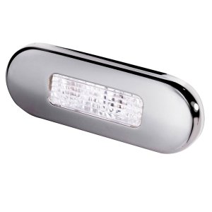 Hella 980869301 Surface Mount Oblong Led Courtesy Lamp - White Led - S