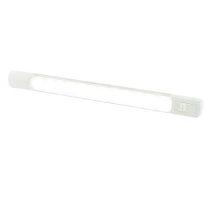 Hella 958123001 Surface Strip Light Wswitch - White Led - 12v