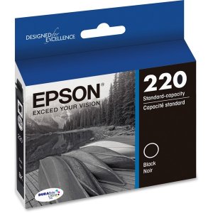 Original Epson T220120-S Durabrite Ultra T220120 Ink Cartridge - Black