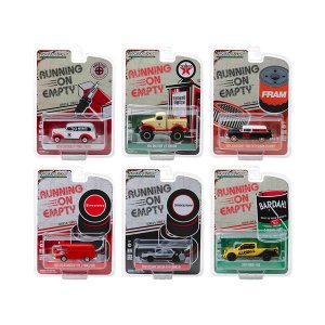 Greenlight 41080SET 1969 Volkswagen Type 2 Panel Van Red Firestone Tir