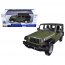 Maisto 31268grn 2015 Jeep Wrangler Unlimited Green With Black Top 124 