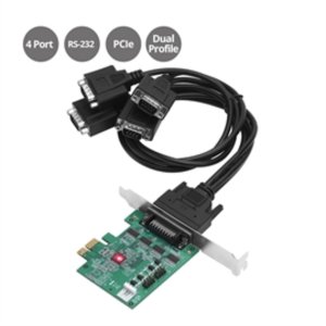 Siig JU-DK0G11-S1 Io Jj-e40011-s5 Dp Cyberserial 4s Pci Express 4xrs-2