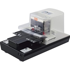 Max MXB EH110F Max Electronic Stapler - 100 Sheets Capacity - Black, W