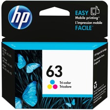 Original Hp F6U61AN Hp 63 () Ink Cartridge - Inkjet - 165 Pages - Tri-