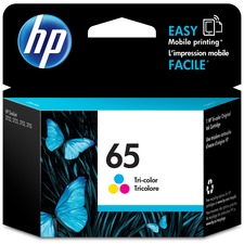 Original Hp N9K01AN Hp 65 () Ink Cartridge - Inkjet - 100 Pages - Colo