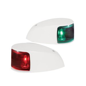 Hella CW65376 Naviled Deck Mount Port  Starboard Pair - 2nm - Colored 