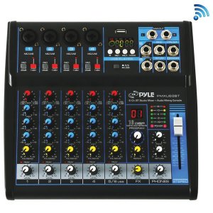 Pyle PMXU63BT 6-channel Bluetooth Studio Mixer Pyr