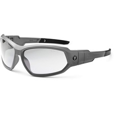 Tenacious EGO 56100 Skullerz Loki Clear Lens Safety Glasses - Matte Gr