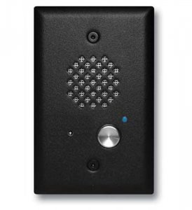 Viking VK-E-40-BK Textured Black Entry Phone With Automatic Disconnect