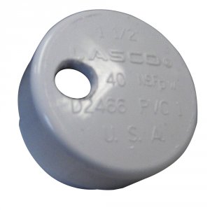 Lees NWCWR-31172 Lee's Pvc Drain Cap Fheavy Rod Holders 14