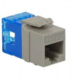 Cablesys ICC-IC1078F5GY Module- Cat 5e- Hd- Gray