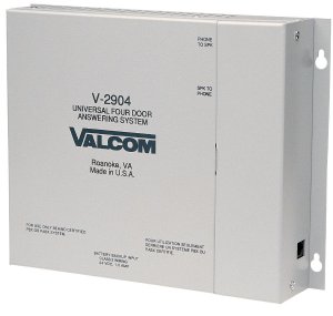 Valcom VC-V-2904 4 Door Answering Device -  Activates Door Locks -- Fo