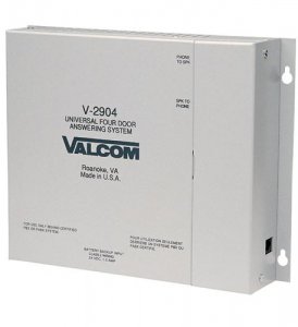 Valcom VC-V-2904 4 Door Answering Device -  Activates Door Locks -- Fo