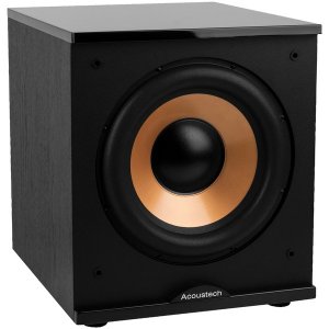 Bic H-100II America 12quot; Front-firing Powered Subwoofer With Black 