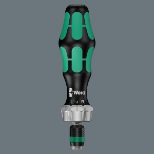 Wera 05051040001 Ratcheting Screwdriver Handle With Assorted Bits (17-