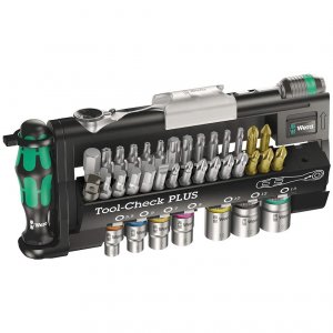 Wera 05056491001 Sae Socketbit Driver 39 Piece Set