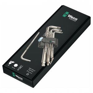 Wera 05073544001 Metric Hex-plus Stainless Steel L-key Wrench Set (9-p