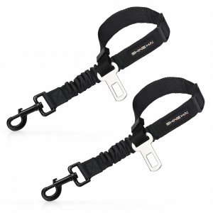 Shine x001gdiu8p 2 Pack Adjustable Dog Harness For Car Seatbelt Connec