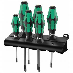 Wera 05028059001 Torx Screwdriver Set With Rack (6-piece Set)