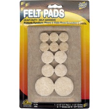 Master MAS 88499 Master Mfg. Co Scratch Guardreg; Felt Pads, Combo Pac