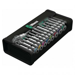 Wera 05004019001 Zyklop Sae 14” Drive Speed Ratchet 28 Piece Set