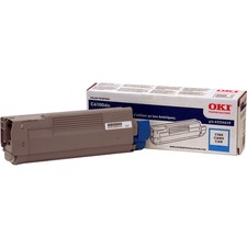 Original Okidata 43324419 Oki Cyan Toner For C6100n, C6100dn, C6100dtn