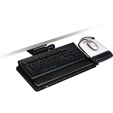 3m AKT150LE Easy Adjust Keyboard Tray Platform Gel Wrist Rests Precise