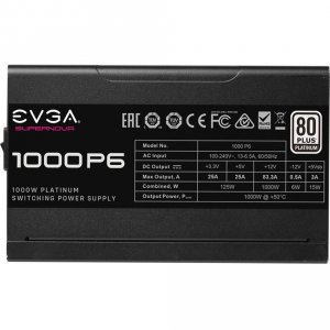 Evga 220-P6-1000-X1 Ps 220-p6-1000-x1 Supernova 1000 P6 1000w 80+plati