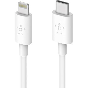 Belkin F8J239bt04-WHT Wht 4'mixit Ltg Usb C Chrgsync