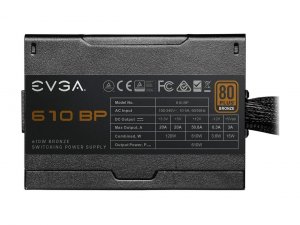 Evga 100-BP-0610-K1 Ps 100-bp-0610-k1 610 Bp 610w 80+ Bronze Fully Mod