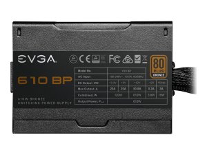 Evga 100-BP-0610-K1 Ps 100-bp-0610-k1 610 Bp 610w 80+ Bronze Fully Mod