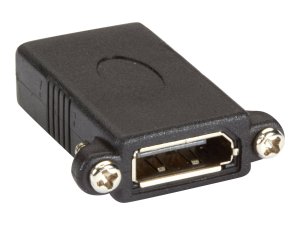 Black VA-DP-CPL Video Adapter Displayport Coupler