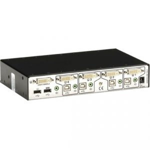 Black SW4008A-USB-EAL Secure Kvm Switch 4 Port Dvi-d