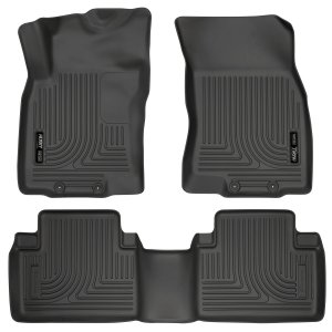 Husky 98671 Liners Weatherbeater Front  Rear Floor Liners - Black