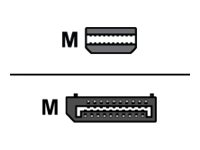 Addon MINIDP2DPMM3 - Displayport Cable - Mini Displayport (m) To Displ